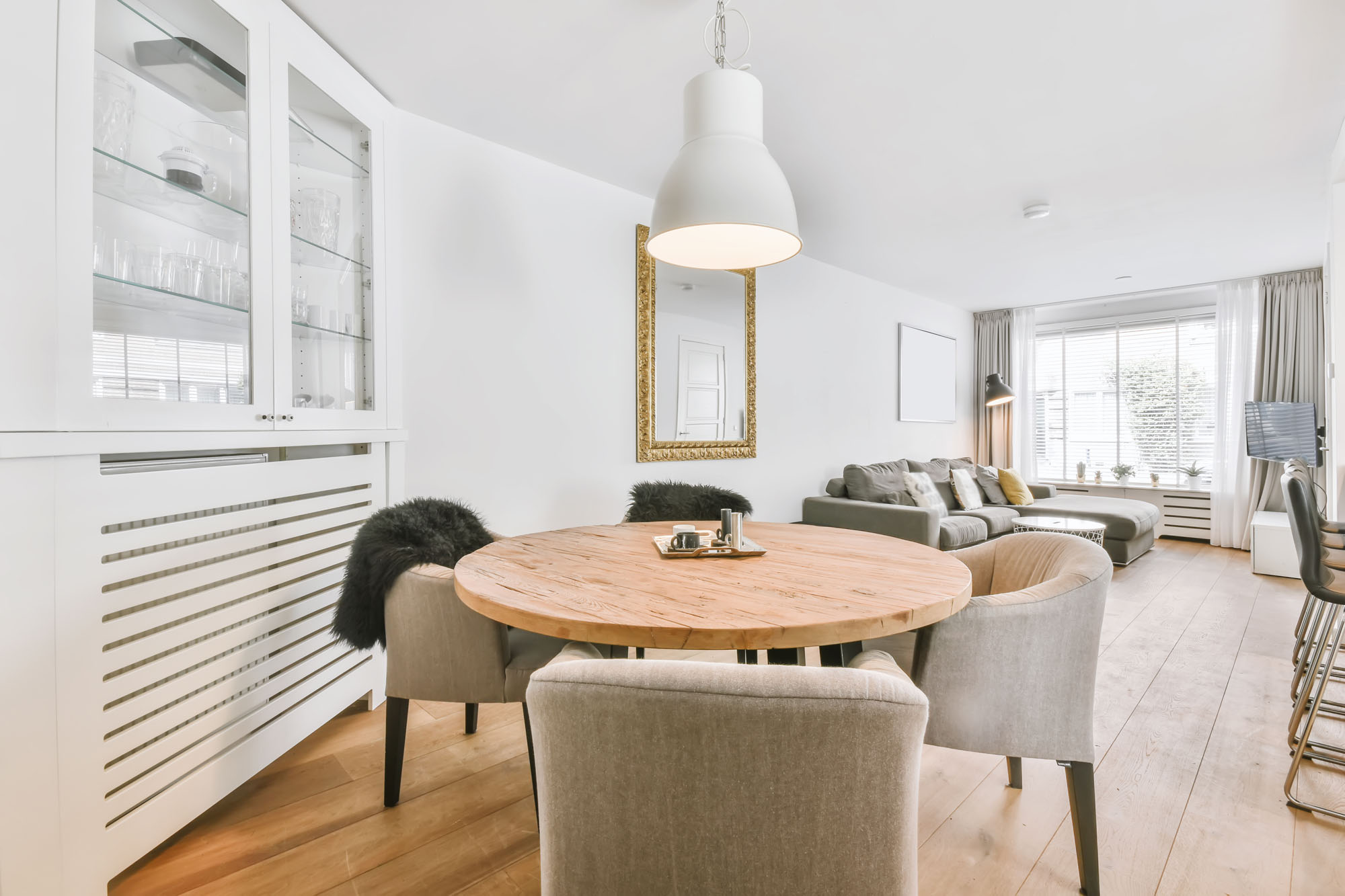 Beautiful apartment design in luxury cozy house